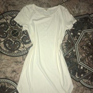White t shirt dress